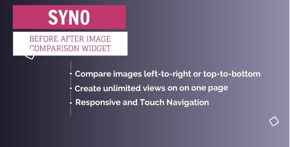 SYNO Before After Image Comparison Plugin